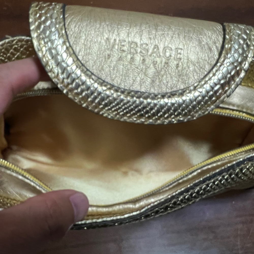Versace 土豪金 化妝包-細節圖2