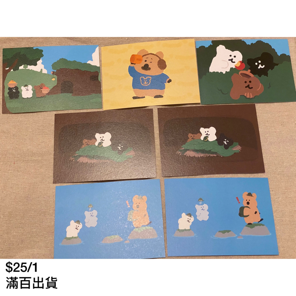 33張貼紙明信片+圖四-細節圖4