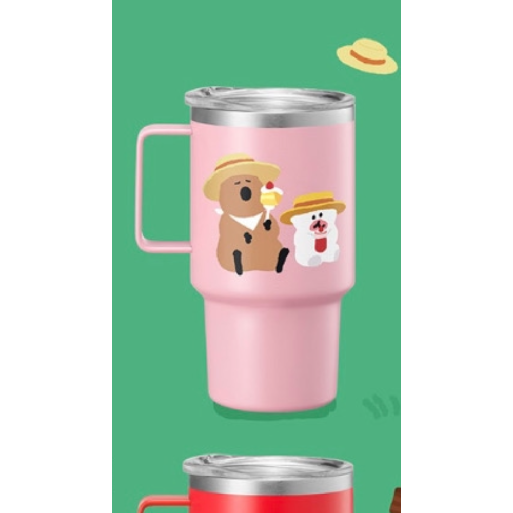 保溫杯（粉