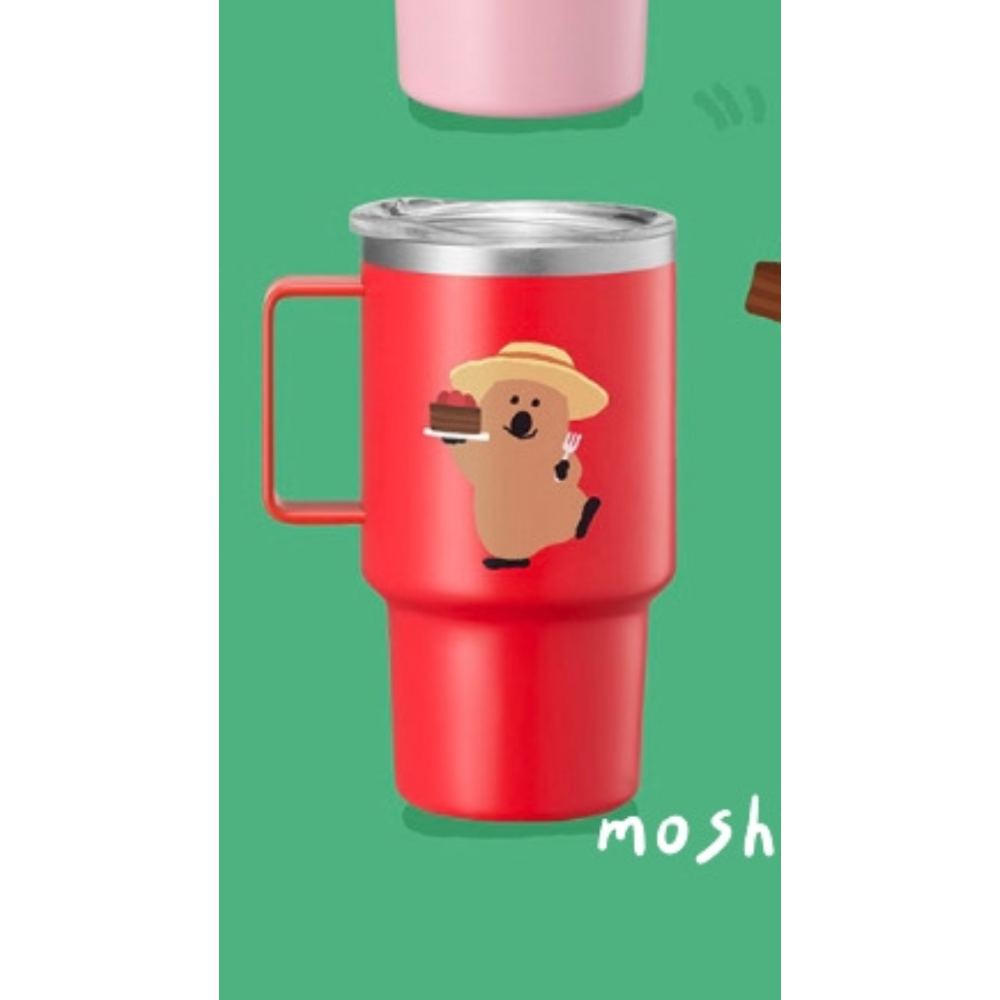 保溫杯（紅