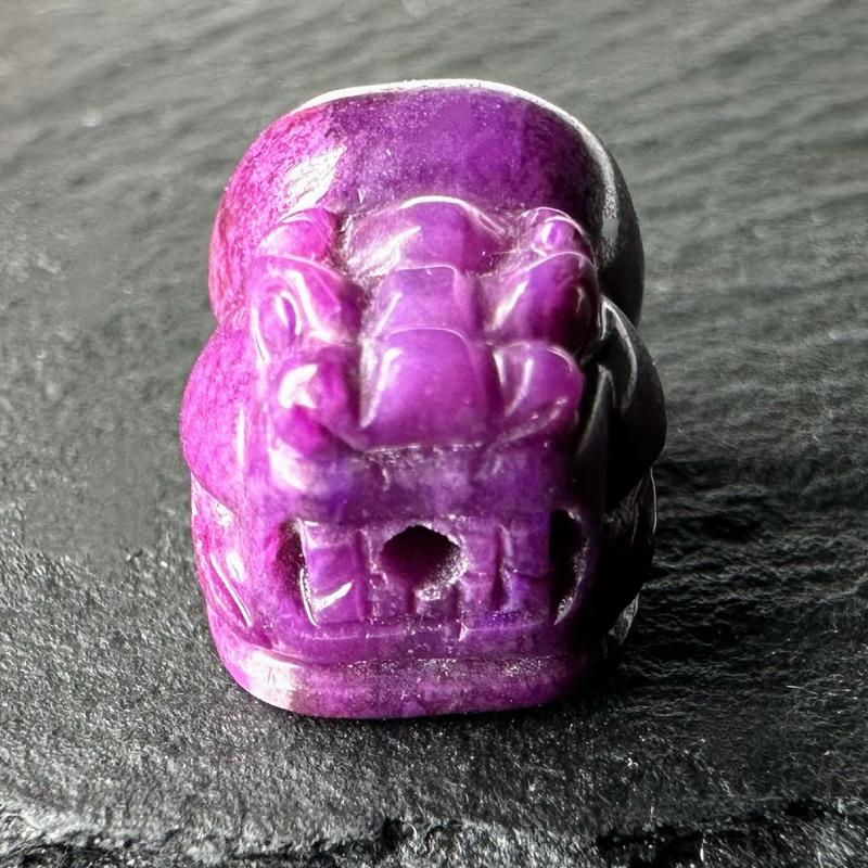 帝王紫舒俱萊貔貅配件 蘇紀石 僅一隻 不含赤鐵礦 全乾淨 稀有品項-細節圖5