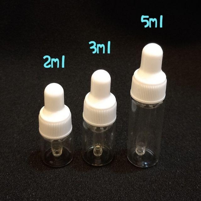 ●熱銷推薦!2ml/3ml/5ml白色玻璃滴管瓶●透明瓶身滴瓶~精華液/安瓶~出國旅遊分裝空瓶收納 白色滴管 分裝瓶-細節圖3