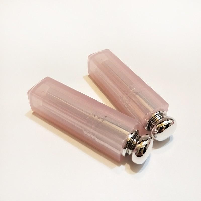 ●現貨可直灌11.1mm高質感DIY粉色插拔式銀質口紅管空盒●手工自製空管/化妝品/唇管/唇膏 護唇膏口紅殼 口紅管-細節圖4