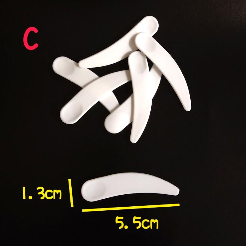 ●四款可挑!!10支25元特價 湯匙型/月眉型/標準款 挖棒●面霜/護髮霜/保養品/美容用品/白色 考試專用 挖勺 調棒-細節圖6