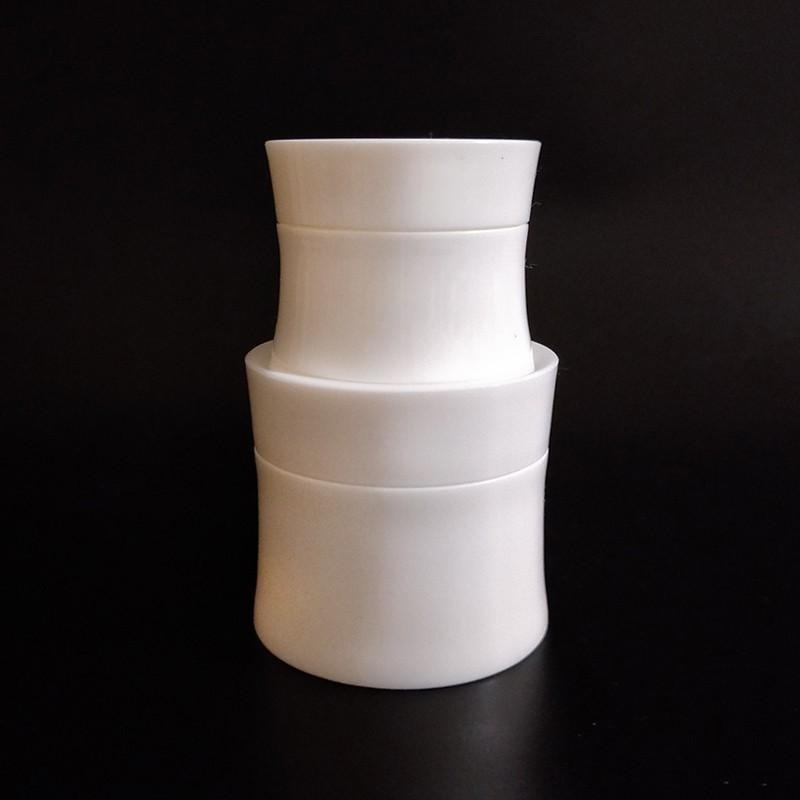 ●15g/30g有腰身的瓶子~密合白色面霜乳霜分裝塑膠空瓶 簡約造型分裝塑料瓶罐/多件優惠/旅行收納 膏霜罐 膏瓶-細節圖4