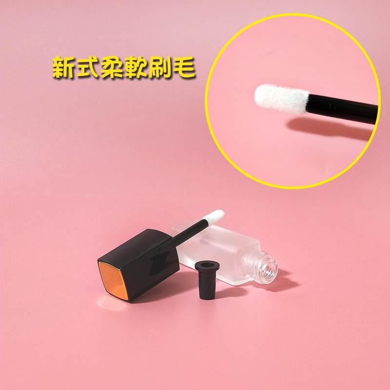 ●玻璃瓶身!熱銷高質感DIY黑色蓋方形磨砂瓶身唇釉唇蜜空管●唇彩 唇蜜管 唇蜜空管 唇釉空管 方形 粉底液分裝 附內塞-細節圖3