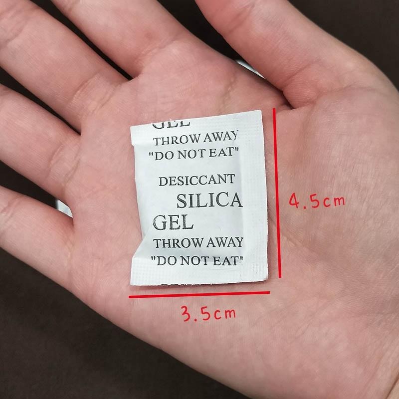•小包裝販售~矽膠2克乾燥劑 10包一份小份量販售 2g防潮除濕 飾品 零錢包 五金 鞋子 無紡布包裝-細節圖5
