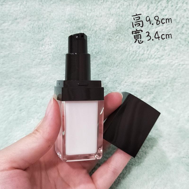 ●新品!15ml方形黑色蓋壓克力瓶身面霜罐空瓶●按壓瓶 15g 分裝瓶 分裝塑料瓶罐/保養品/收納 實拍 膏霜瓶 乳液-細節圖7
