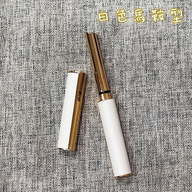 ●美到爆炸~超美粉色馬鞍型可直灌皮質感7mm高質感DIY細長型口紅管空盒金屬管●手工自製空管/唇膏 護唇膏口紅殼 口紅管-細節圖6