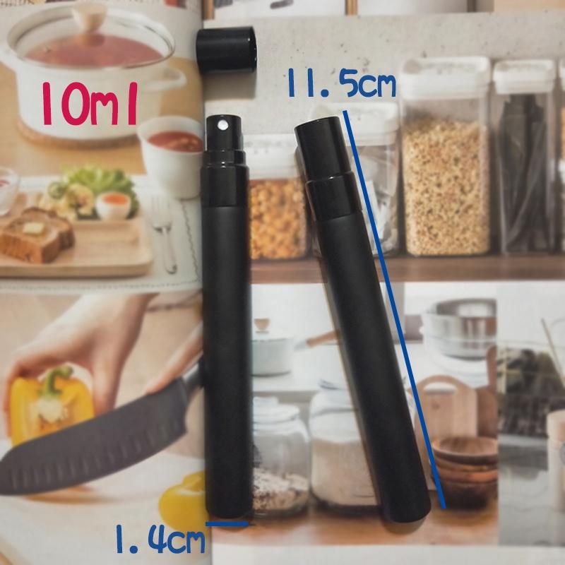 ●超美!!10ml黑色避光磨砂噴霧玻璃空瓶●超高級質感 香水/香氛攜帶瓶/收納/金屬噴頭含蓋子玻璃啞光瓶身 噴瓶 攜帶瓶-細節圖5