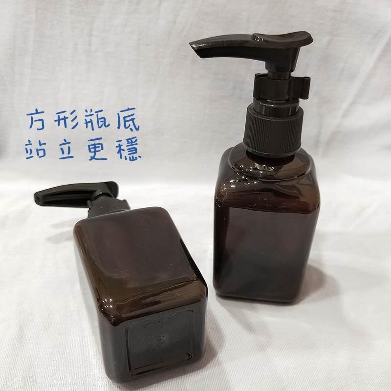 ●新品!80ml天燈造型防壓泵頭卡榫茶色加硬瓶身乳液按壓瓶透明空瓶●塑膠瓶身~乳液 體乳 精華分裝空瓶攜帶方便 壓瓶-細節圖4