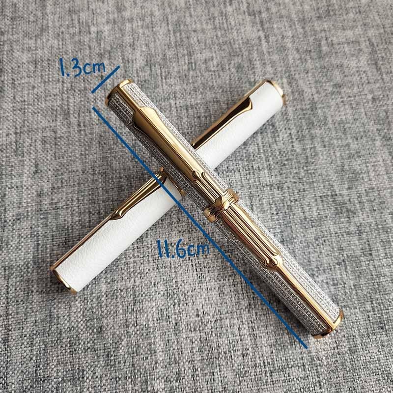 ●超美~可直灌皮質感7mm高質感DIY細長型口紅管空盒金屬管●手工自製空管/化妝品/唇管/唇膏 護唇膏口紅殼 口紅管-細節圖2