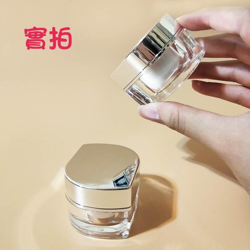 ●美到爆!!10g銀色鏡面蓋雙層壓克力眼霜罐/面霜空罐/膏霜瓶●空罐 膏霜罐 膏瓶 乳霜類 分裝收納 空瓶 分裝瓶-細節圖5