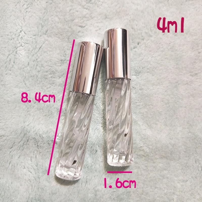 ●現貨!!4ml銀色蓋螺紋瓶身香水分裝玻璃噴霧空瓶●玻璃瓶身附銀色蓋子~香水香氛小瓶裝分裝用空罐 攜帶方便噴瓶-細節圖5