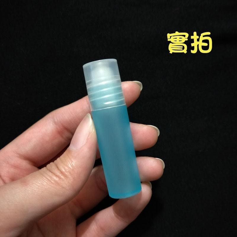 ●PP材質~4ml藍色透明滾珠香水空瓶●塑膠珠塑膠托旋轉蓋香水香氛液體~4ml走珠瓶 精油瓶 攜帶瓶 滾珠瓶-細節圖5