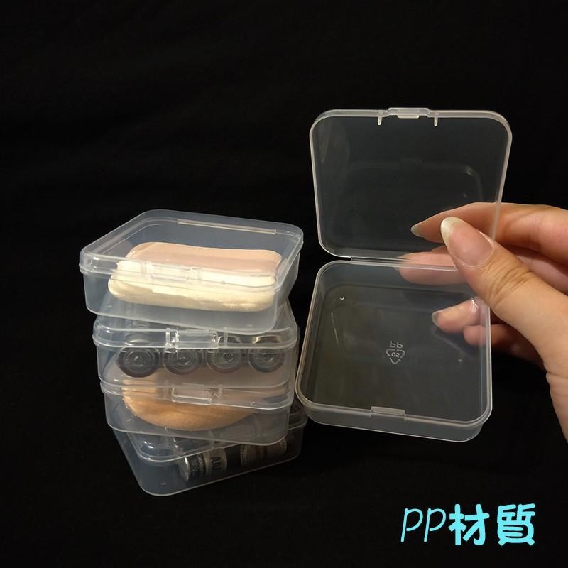 ●好用!透明圓角厚款塑膠盒 粉撲 飾品 收納盒●多用途 零件小物 PP材質 首飾盒 粉撲置物盒 五金收納 多功能電池盒-細節圖5