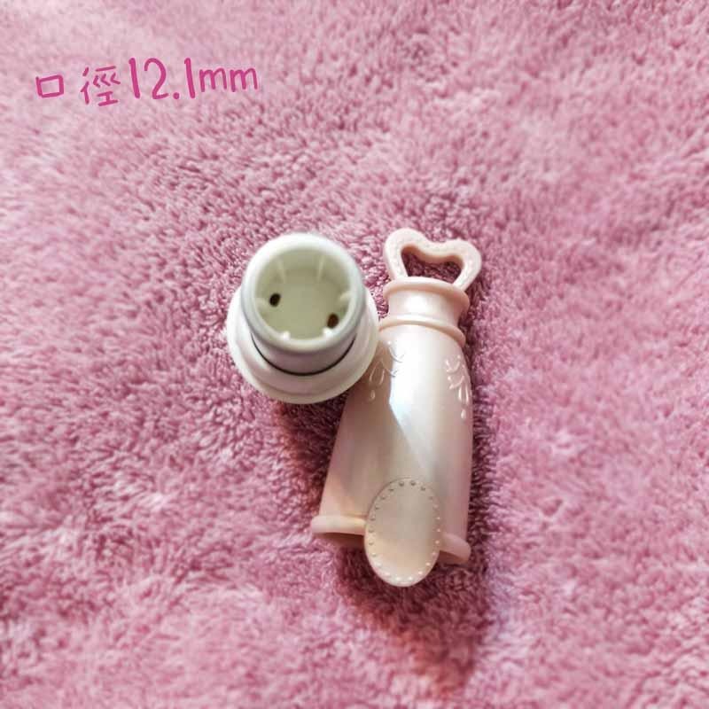 💄古典美!DIY粉色愛心提籃造型復古風口紅管空盒●手工自製空管/化妝品/唇管/唇膏/實拍/口徑12.1mm 口紅殼-細節圖3