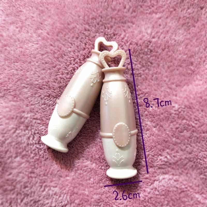 💄古典美!DIY粉色愛心提籃造型復古風口紅管空盒●手工自製空管/化妝品/唇管/唇膏/實拍/口徑12.1mm 口紅殼-細節圖6