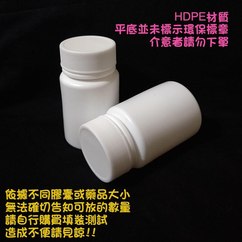 ●現貨!!50ml旅行分裝膠囊空罐●維他命 藥品空瓶 旋蓋 白色藥罐 HDPE 小容量 分裝瓶 時空膠囊 美容膠囊-細節圖3