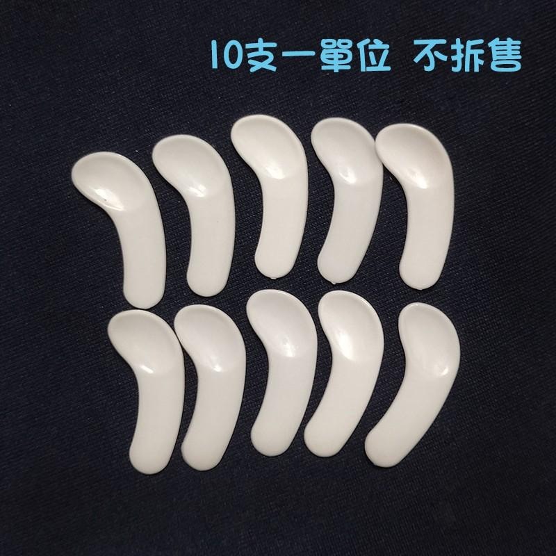 ●超迷你!!彎彎造型10支39元 美容挖棒●眼霜 懶人霜 白色 面霜/護髮霜/保養品/美容用品/美容考試 挖勺 調棒-細節圖3