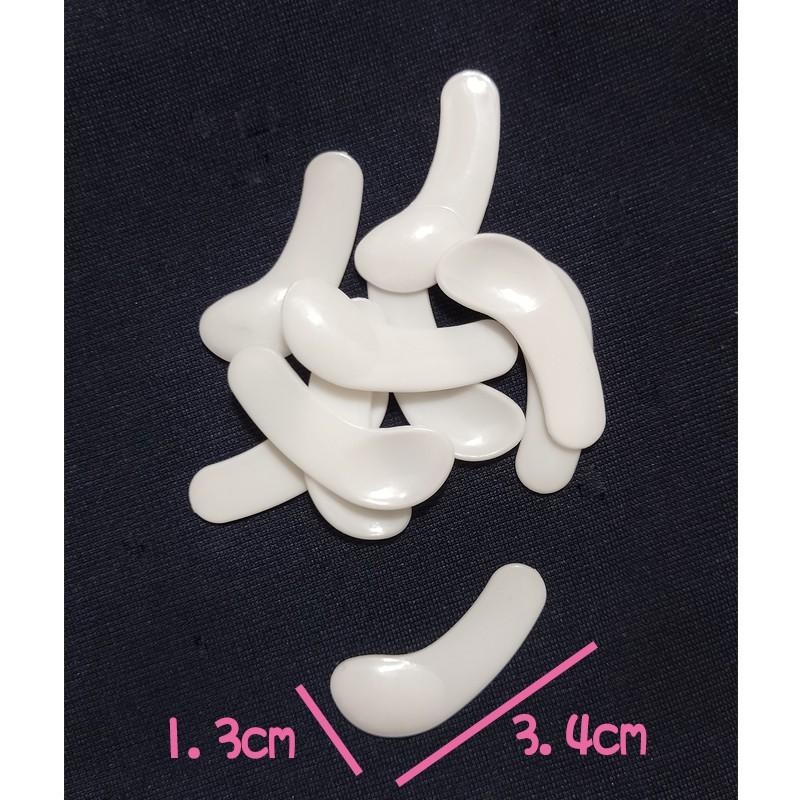 ●超迷你!!彎彎造型10支39元 美容挖棒●眼霜 懶人霜 白色 面霜/護髮霜/保養品/美容用品/美容考試 挖勺 調棒-細節圖5