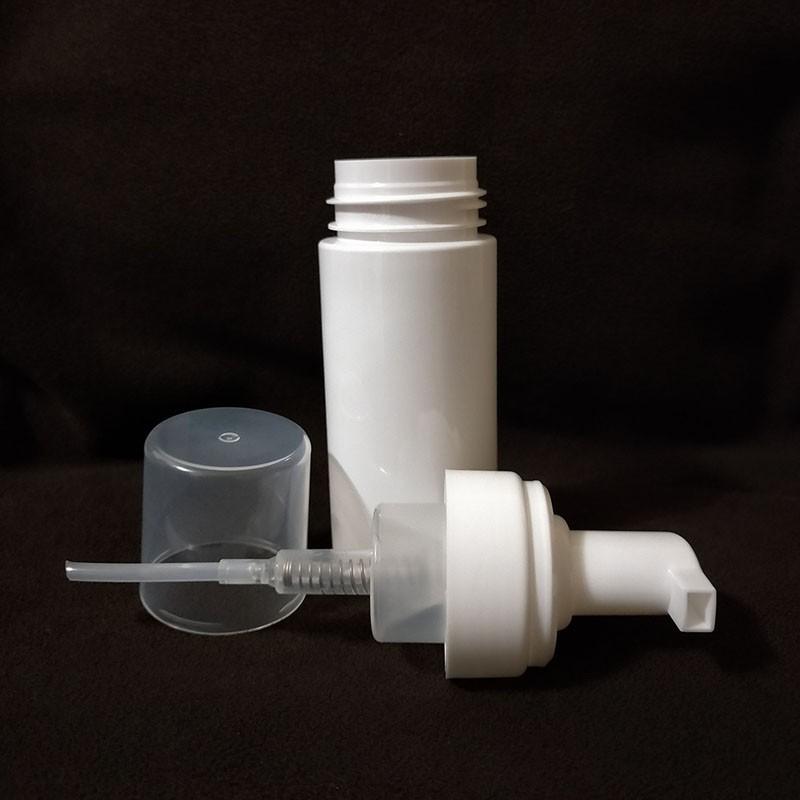 ●現貨~120ml白色圓形瓶身打泡瓶 慕斯瓶 分裝空瓶●臉部清潔 慕絲起泡瓶/塑料瓶/清潔起泡/泡泡瓶 分裝 壓瓶 清潔-細節圖3