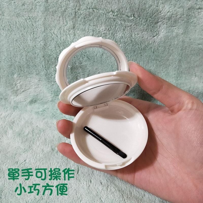 ●超可愛現貨!!白色花瓣五格雙層口紅盒~附鋁格唇刷~~高質感帶鏡口紅攜帶分裝空盒●填裝小物/多色攜帶/收納/唇膏-細節圖6