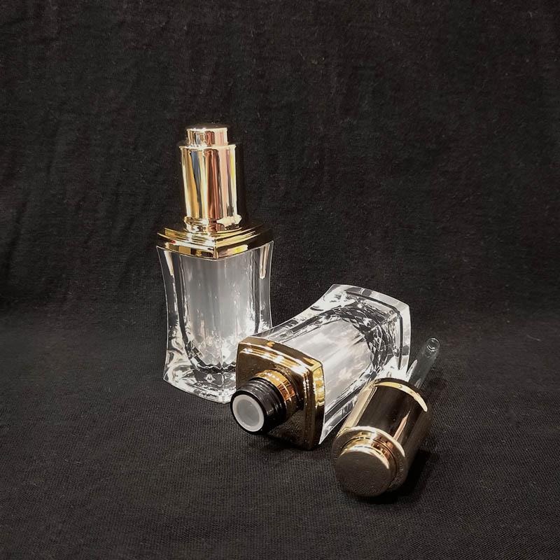 ●超美白色收腰造型滴管10ml分裝空瓶👍精華液/精油/安瓶/超導精華 按壓吸取 空瓶收納 滴瓶 分裝瓶 實拍-細節圖4