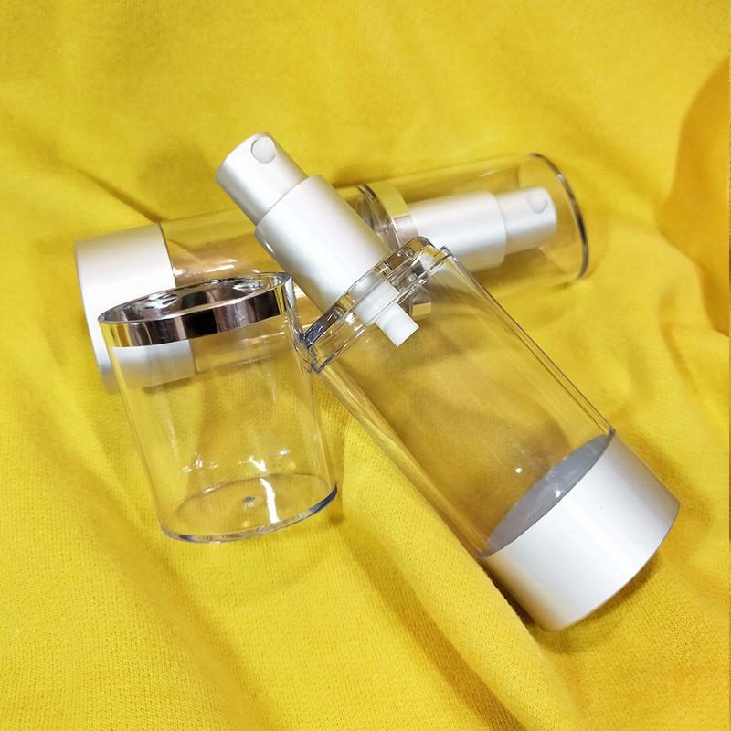 ●超美!!真空橢圓形瓶子!!真空按壓30ml電化鋁乳液空瓶~壓克力材質/保養品分裝 真空瓶 按壓式 橢圓形 分裝瓶 實拍-細節圖5