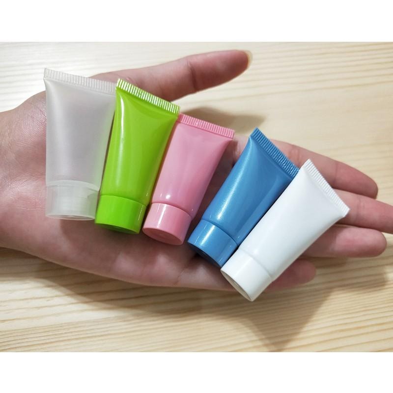 ●多色可挑!!5ml軟質感倒立擠壓素色空瓶●五色/磨砂軟管倒裝瓶/洗面乳/洗髮精/沐浴乳/分裝瓶罐/旅行收納旋轉蓋-細節圖4