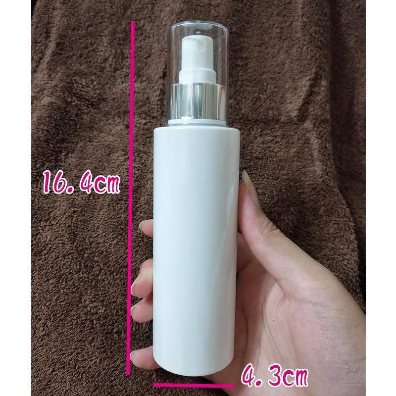 ●高級D款平肩噴霧空瓶150ml~白色塑膠空瓶含蓋子!!分裝收納 噴瓶 氧化鋁噴頭 分裝瓶 噴瓶 噴霧頭-細節圖4