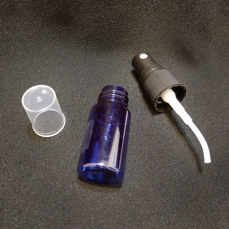 ●分裝好物!!藍色瓶身10ml噴霧空瓶●黑色噴頭/水霧細霧式圓柱體分裝瓶罐化妝水 防蚊液/出國旅行/收納 噴頭 噴瓶-細節圖4