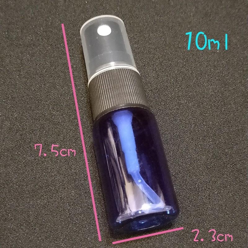 ●分裝好物!!藍色瓶身10ml噴霧空瓶●黑色噴頭/水霧細霧式圓柱體分裝瓶罐化妝水 防蚊液/出國旅行/收納 噴頭 噴瓶-細節圖5