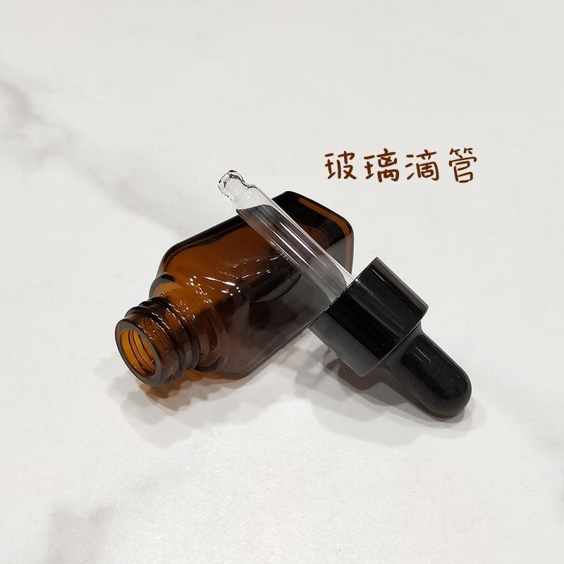 ●10ml茶色天燈造型瓶身玻璃滴管瓶●咖啡色 加厚瓶身~玻璃材質~精華液/保養品~出國旅遊分裝空瓶 精油 分裝瓶-細節圖2