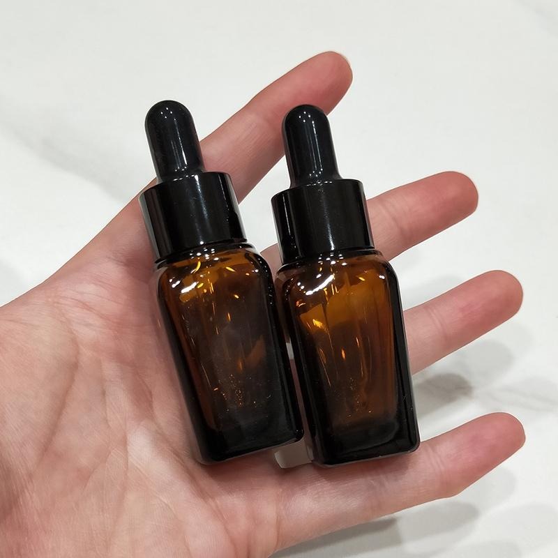 ●10ml茶色天燈造型瓶身玻璃滴管瓶●咖啡色 加厚瓶身~玻璃材質~精華液/保養品~出國旅遊分裝空瓶 精油 分裝瓶-細節圖5