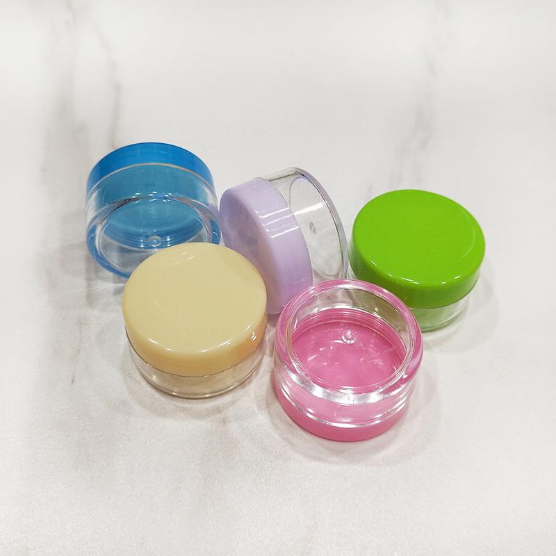 ●10g多色可挑小霜瓶 PS材質 厚實質感 膏霜瓶 透明盒底 出遊攜帶 分裝盒 出國分裝瓶 粉色 紫色 10克-細節圖4