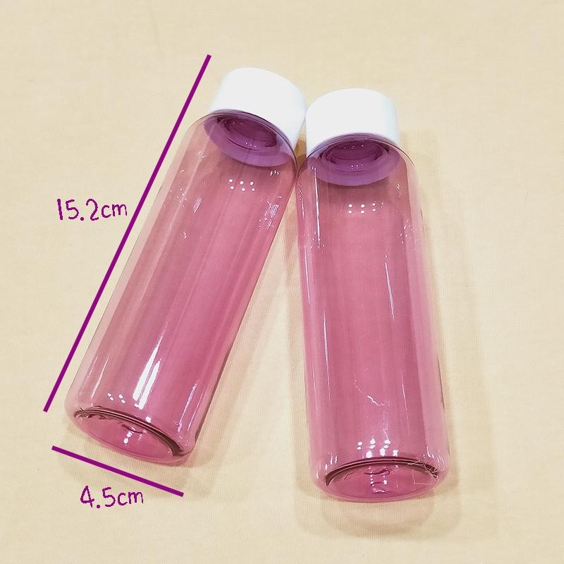 ●超美透粉化妝水瓶空瓶附內塞200ml●透明粉色 化妝水 精華露 酒精 卸妝水 大容量 卸妝液 分裝瓶-細節圖7