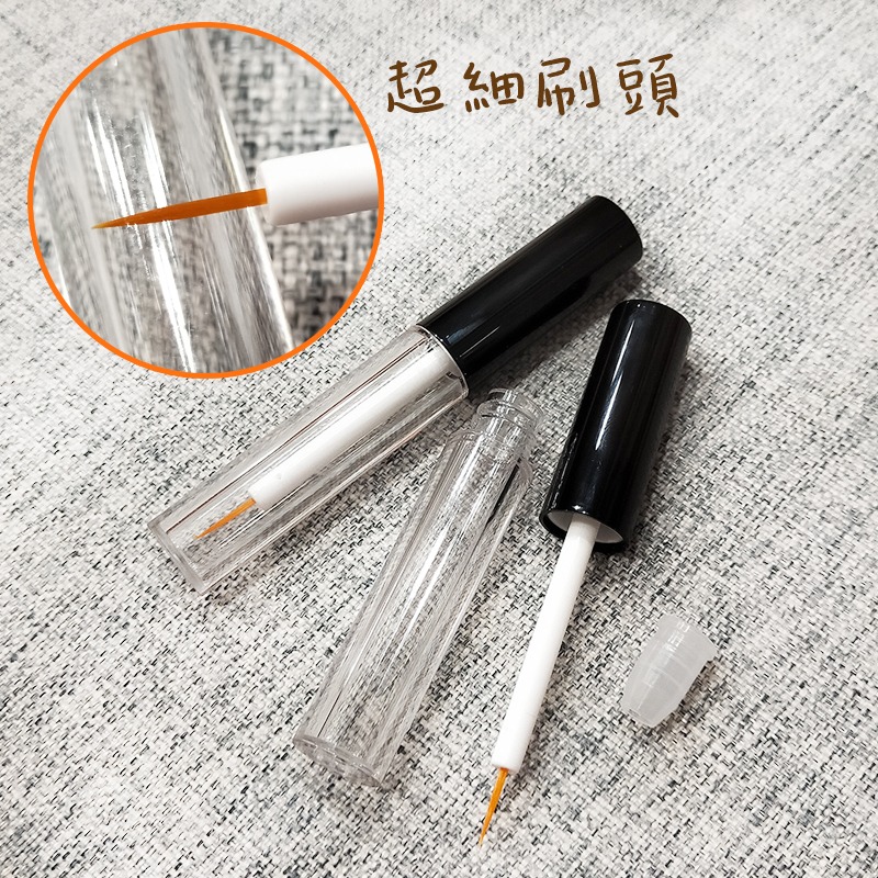 ●實拍!!小容量黑色握柄高質感眼線液分裝空管 1.5ml含內塞 空瓶●眼線液 分裝瓶 手工自製空管/眼線 分裝眼線液-細節圖3