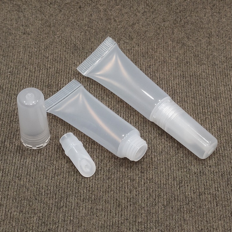 ●細長款!小容量細長款唇蜜透明軟管5g加厚瓶身 唇蜜唇釉 高質感 瓶蓋防漏設計 軟管 分裝瓶  斜嘴 唇彩 凡士林-細節圖4