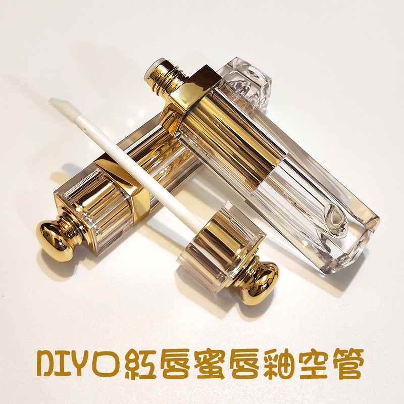 💄熱銷!!高質感DIY金色唇蜜空管 口紅唇釉空盒●手工自製空管/化妝品/唇管/唇膏/實拍 唇彩 唇油 分裝瓶 分裝管-細節圖5