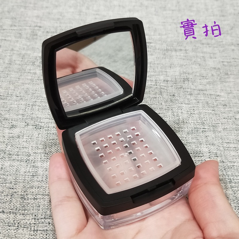 ●熱銷!!超高質感黑色霧面蜜粉空盒●附鏡子/分裝小物/亮粉分裝/瓶罐分類/收納/出國小容器方便攜帶 實拍 散粉 蜜粉撲-細節圖3