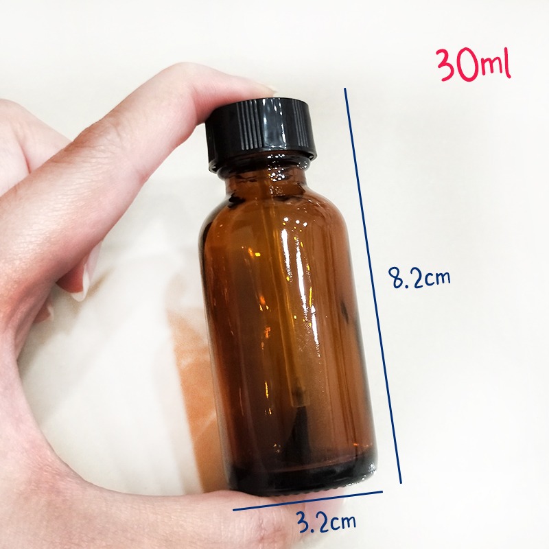 ●熱銷!!30ml棕色加厚瓶身指甲油空瓶 刷毛瓶●茶色避光 分裝瓶 指甲油 透明 玻璃瓶身 刷毛 漆瓶 膠水瓶-細節圖3