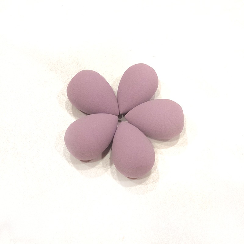 ●嬌小!超級迷你美妝蛋●特殊芋頭紫色水滴造型~乾濕兩用 推粉底 化妝 粉撲 美妝耗材 美妝工具 實拍 美妝蛋 迷你粉撲-細節圖3