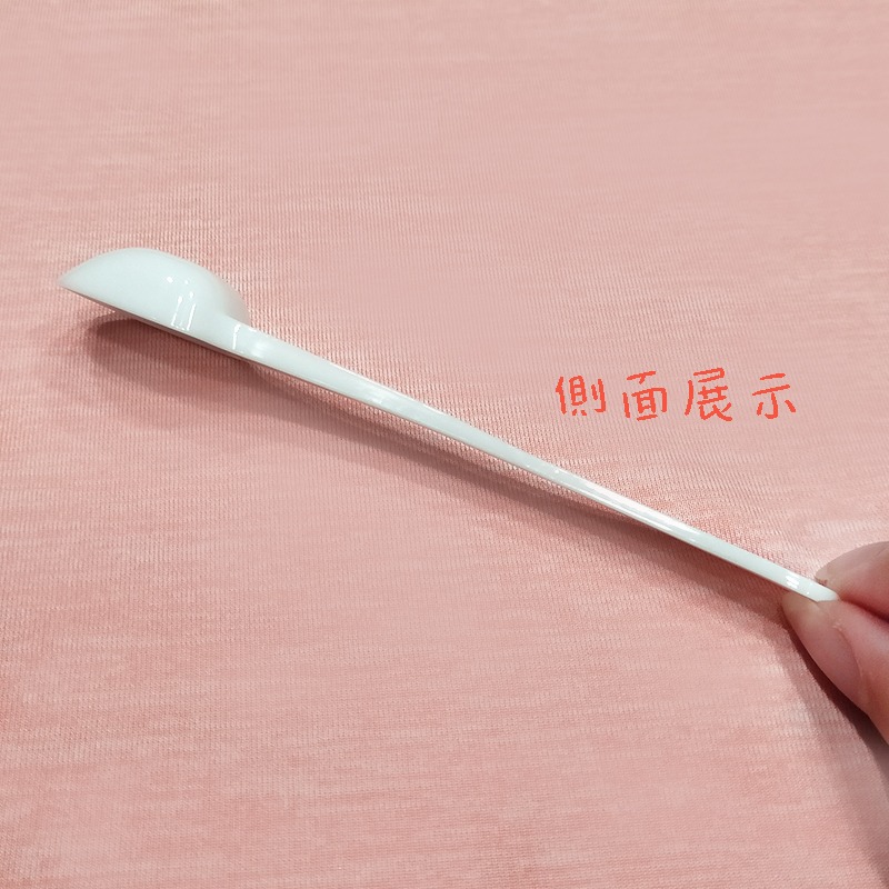 ●白色長柄約3克塑膠量匙 獨立包裝 鏟子造型 湯匙 小勺子 挖勺 湯匙 咖啡粉 粉末勺 勺子 膠原蛋白粉-細節圖3