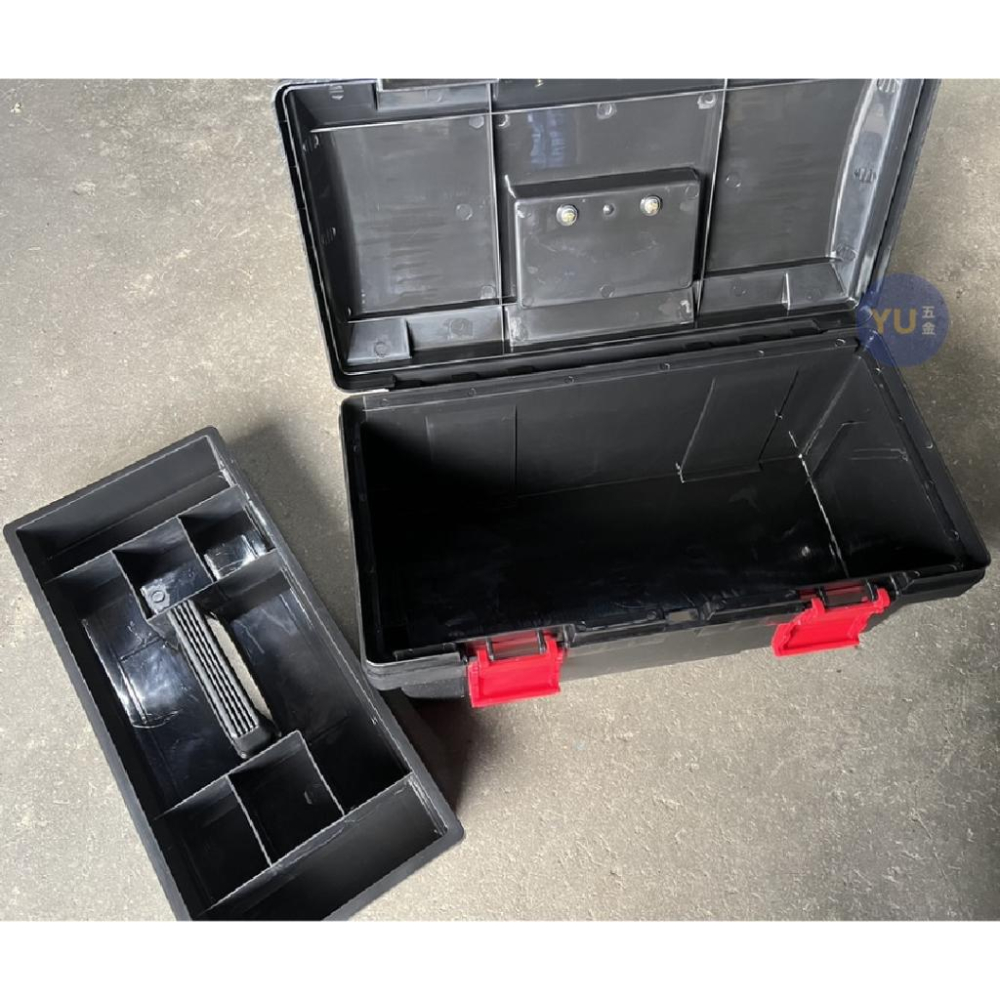 ［小宇五金］王牌 工具箱 00680 王牌工具箱 整理箱 耐衝擊 工具零件相 收納箱 分類箱-細節圖4
