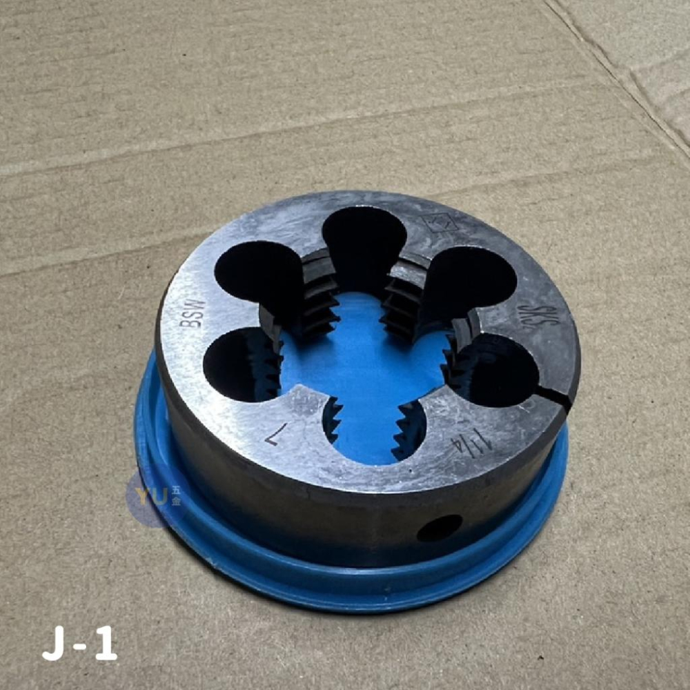 ［小宇五金］圓駒 1-1/4＂ 英制 丸駒 曲軸攻牙 曲軸工具 攻牙器 順牙 丸駒 圓駒 圓板牙 外徑 63mm-細節圖2