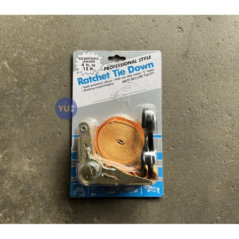 ［小宇五金］貨車捆綁帶 1＂*4.5米 捆綁帶 貨車捆綁 貨車固定 貨車固定繩-細節圖2