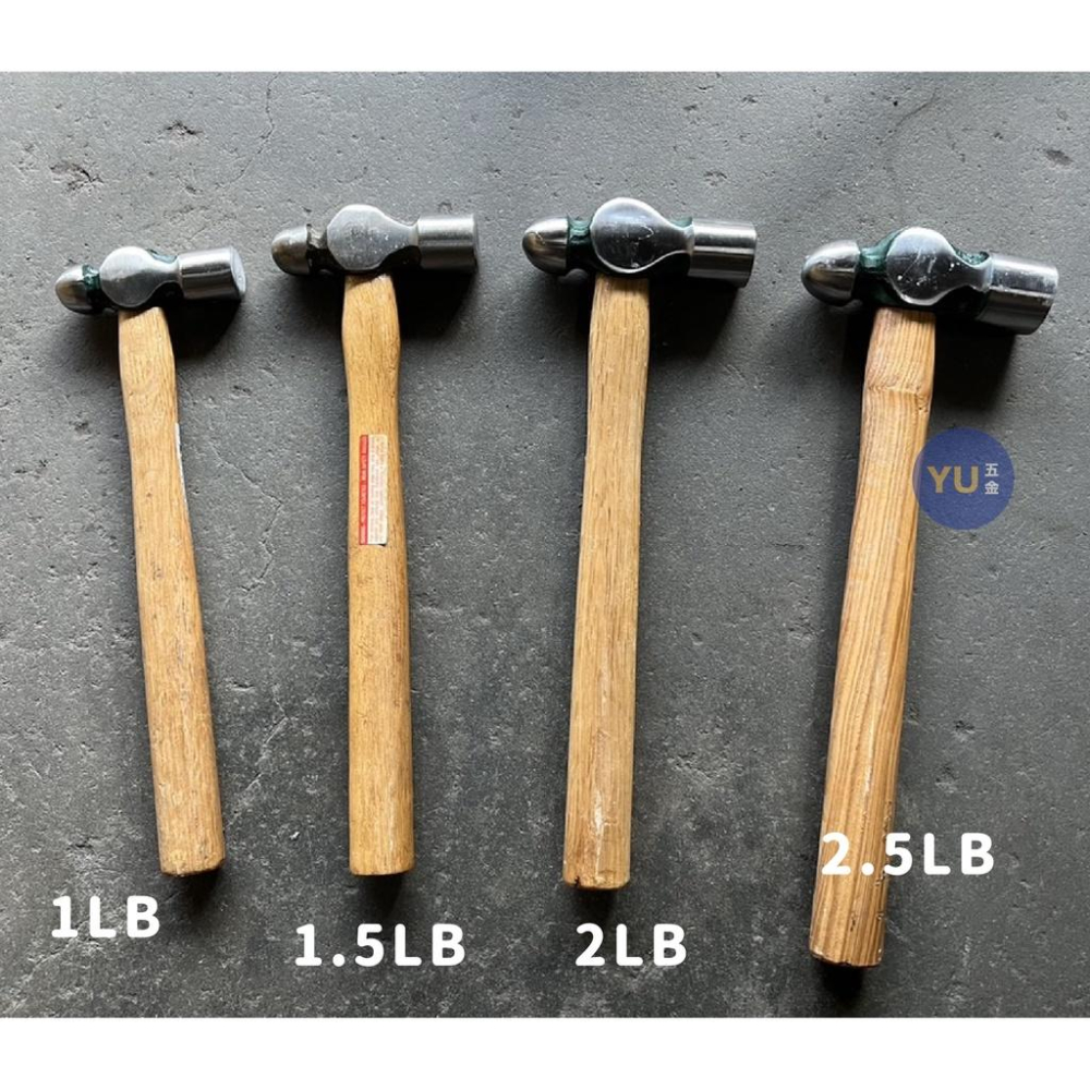 ［小宇五金］木柄 葫蘆槌 1LB～2.5LB 鐵工槌 鐵鎚 鐵槌 槌子 鎚子 錘子-細節圖3