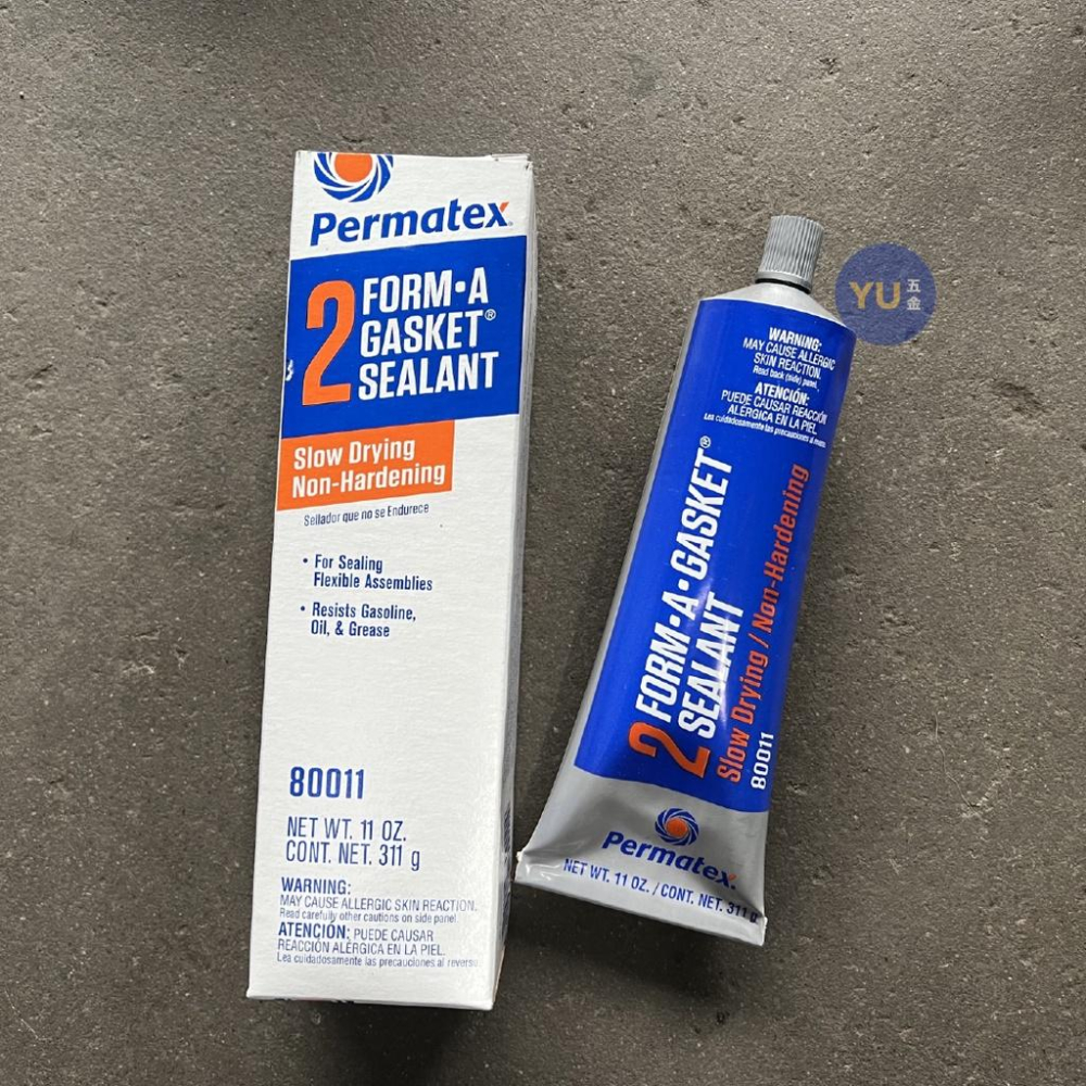［小宇五金］美國 太陽牌 迫緊膠 黑色 2號 迫緊膏 墊片膠 密封膠 Permatex-細節圖2