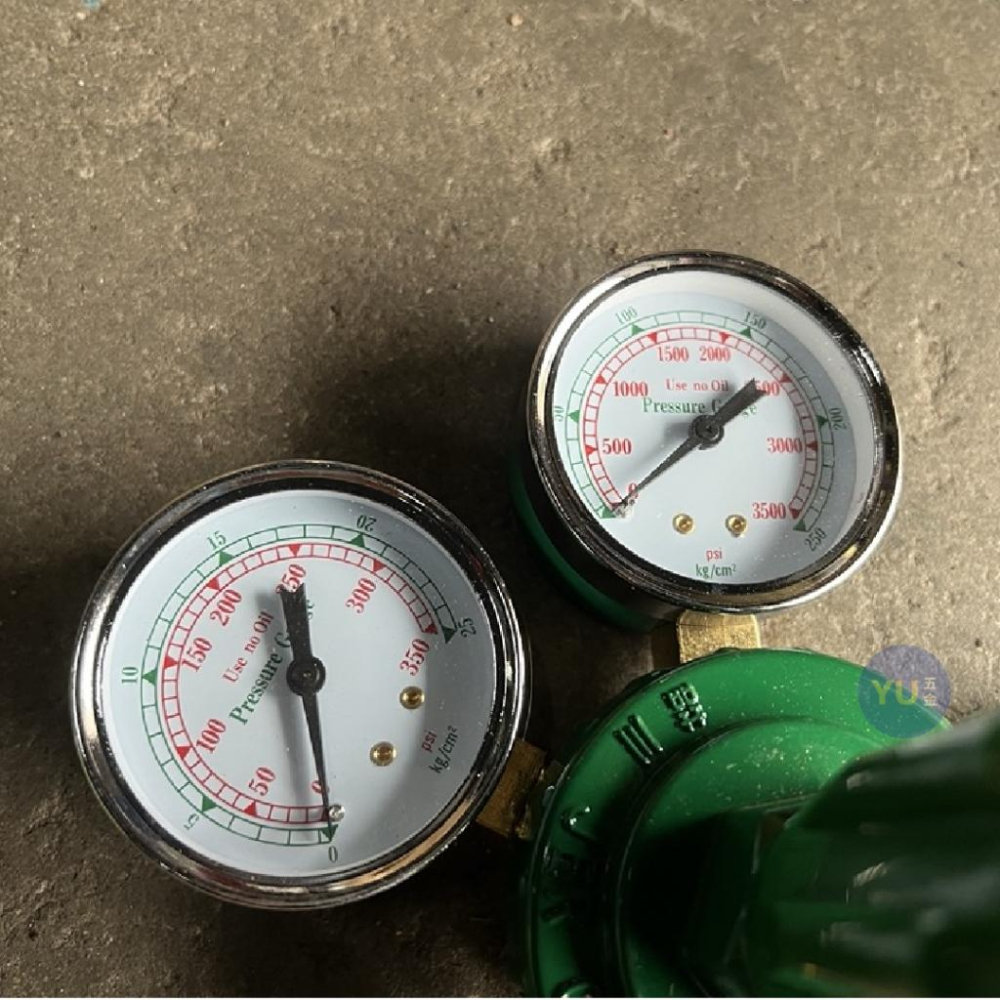 ［小宇五金］氧氣表 JC-71 台灣製 氧氣錶 OX 錶 全銅螺牙 調整表 焊接 電焊-細節圖2